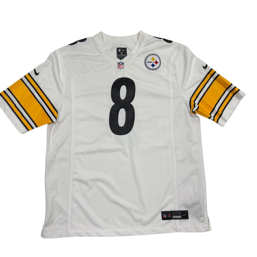 Nike‎ Pittsburgh Steelers Kenny Pickett 8 Jersey Mens XL White Away NFL Football
